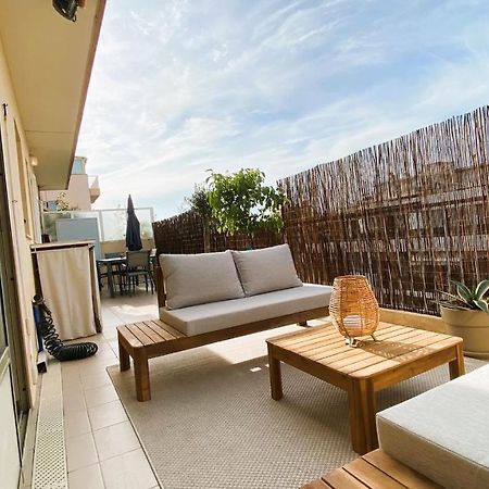 T2 Bricka La Terrasse De La Plage, Moderne, Equipe, Lumineux Apartment อองทีบส์ ภายนอก รูปภาพ